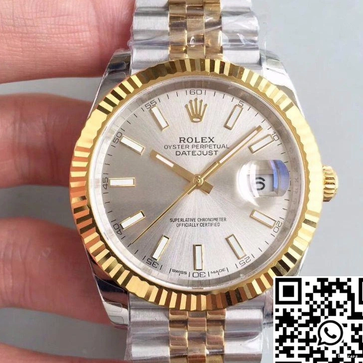 Rolex M126333-0004 EW Factory II Datejust Rhodium Dial 0517